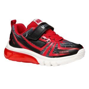 Geox Boys Ciberdron Sneakers / Black/Red
